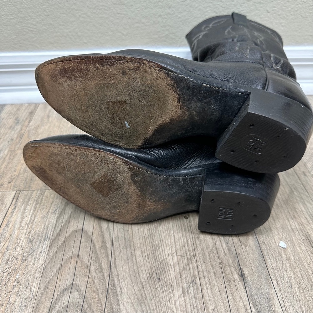 Dan Post Western cowboy boots black - Picture 6 of 7